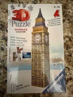 Ravensburger Gold and Black 3D Puzzle Mini Big Ben